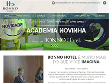 Tablet Screenshot of bonnohotel.com.br